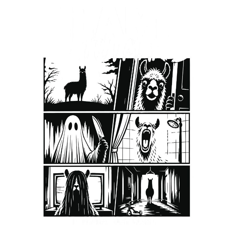 Llama Nightmares Horror Comic