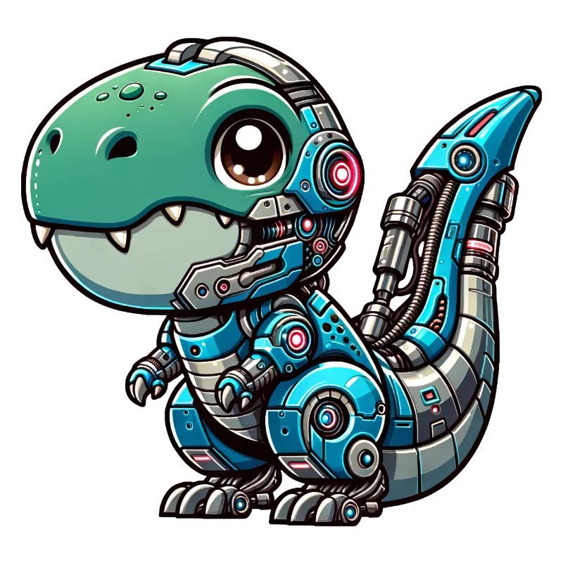 Süßer T-Rex Cyborg, Robo-Dinosaurier