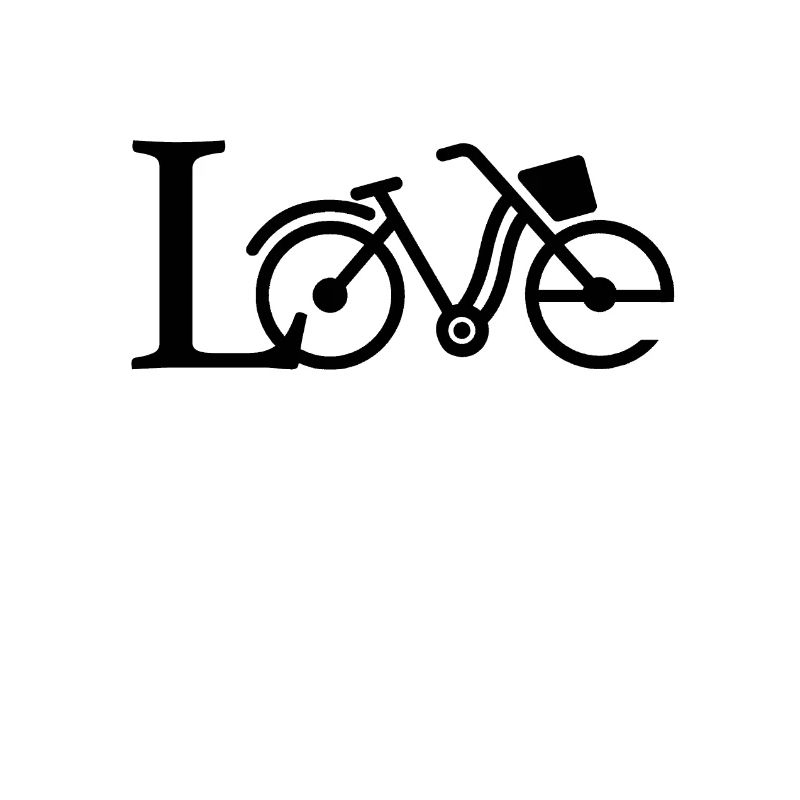 Amour - conception vélo créatif cadeau