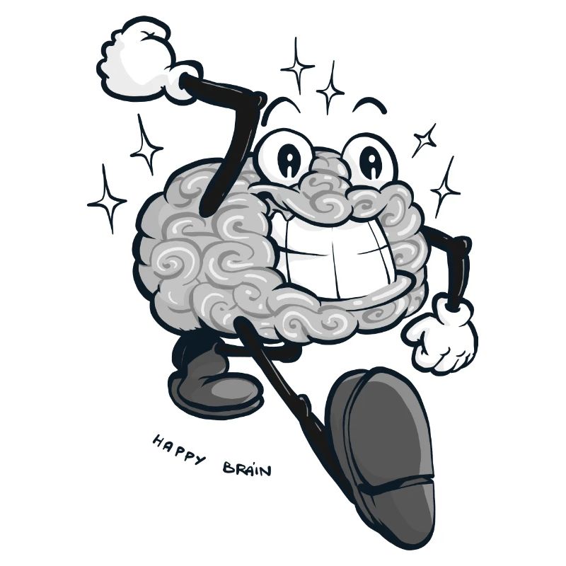 Happy Brain - Grey Version
