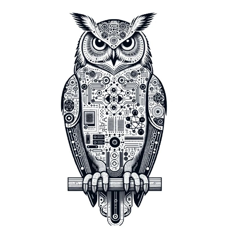 Uhu | Eule | Technischer UHU | Nachteule KI Eule