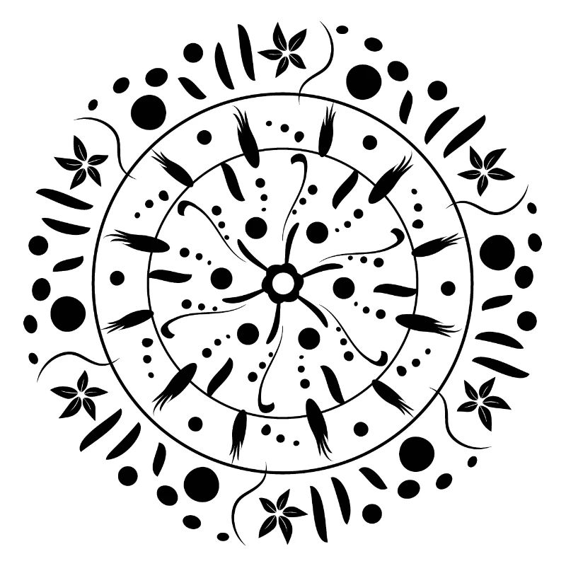 Getreide Kreis Muster Geschenkidee