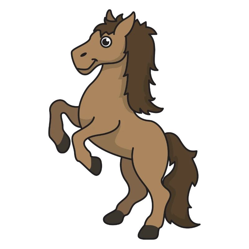 Pferd Pferde Geschenk Comic reiten Reiter Tier