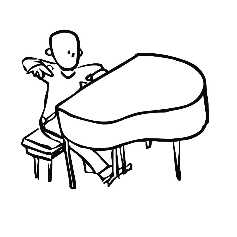 Pianist (Black)