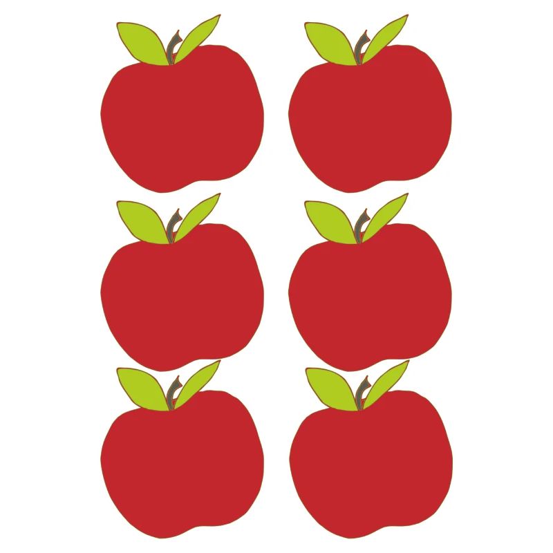 Apple Pattern Red 6-ply