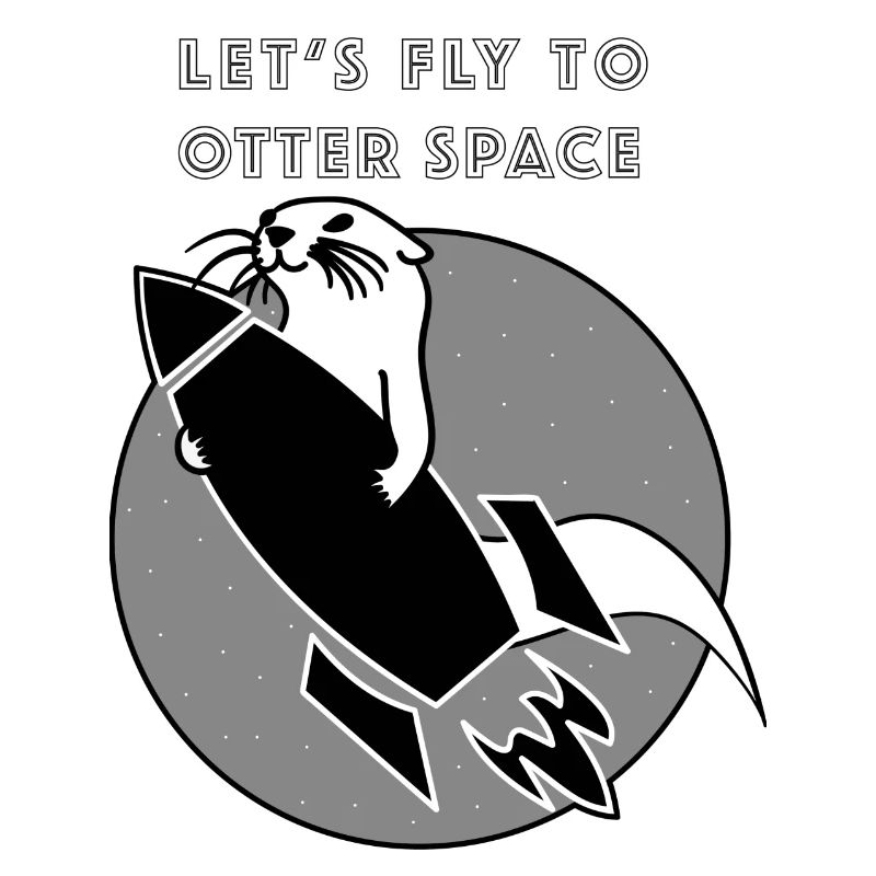 Volons DE L'ESPACE OTTER - NOIR ROCKET