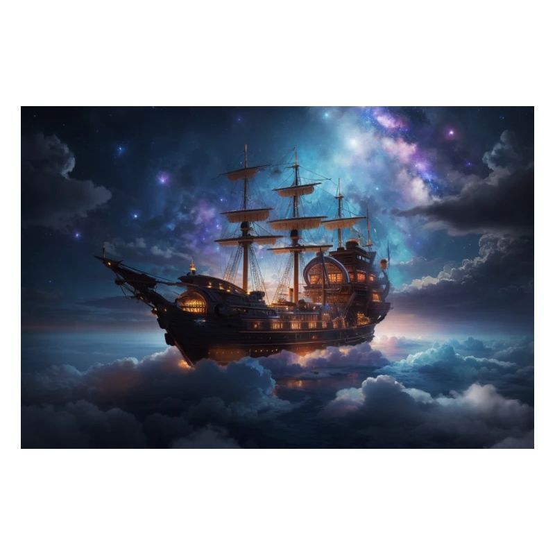 Dreamlike Cloud Ship
