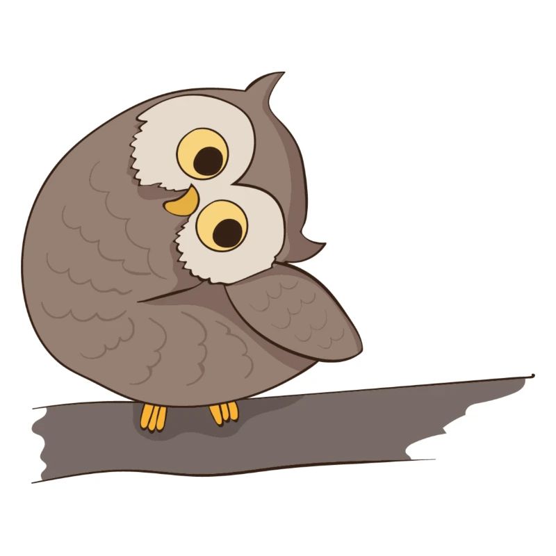 Uhu Eule Comic