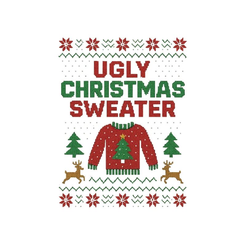 Pull de Noël moche Weihnachtspullover Hässlich