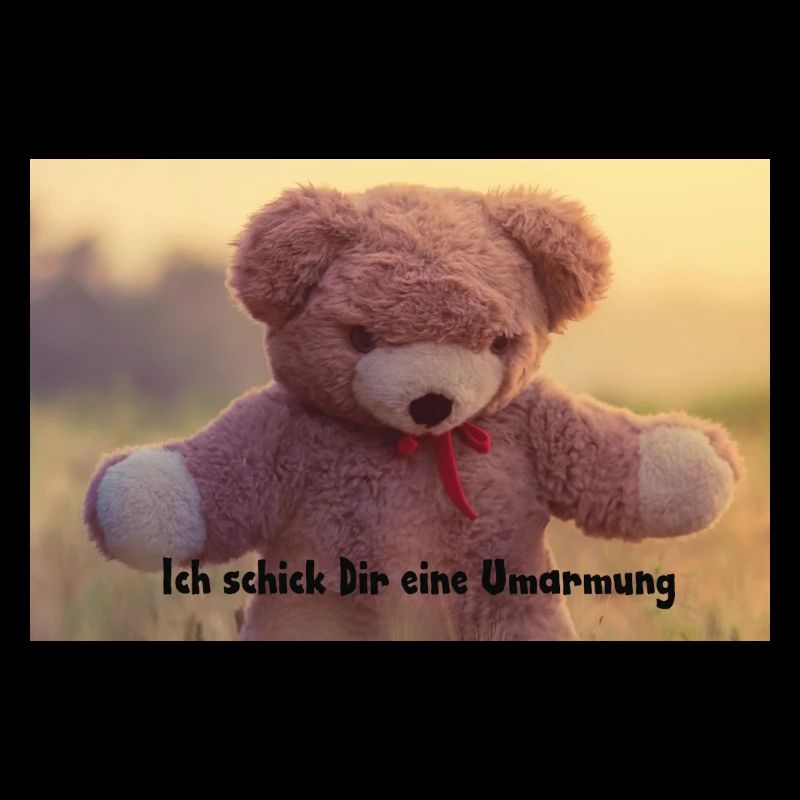 Teddy Bear Hug Print