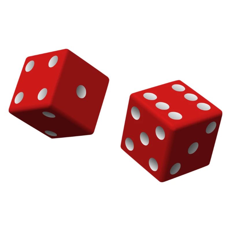 dés rouges