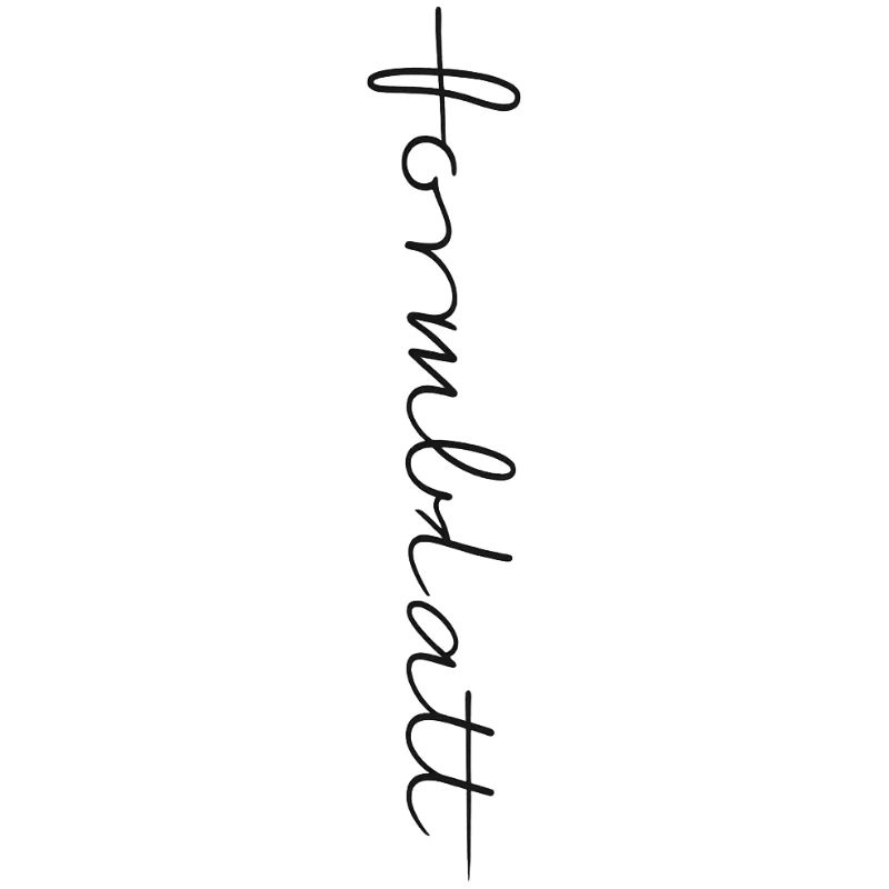 Calligraphic Vertical Font