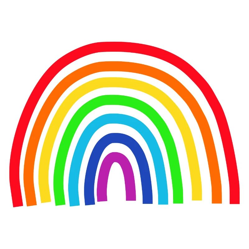 Regenbogen bunt