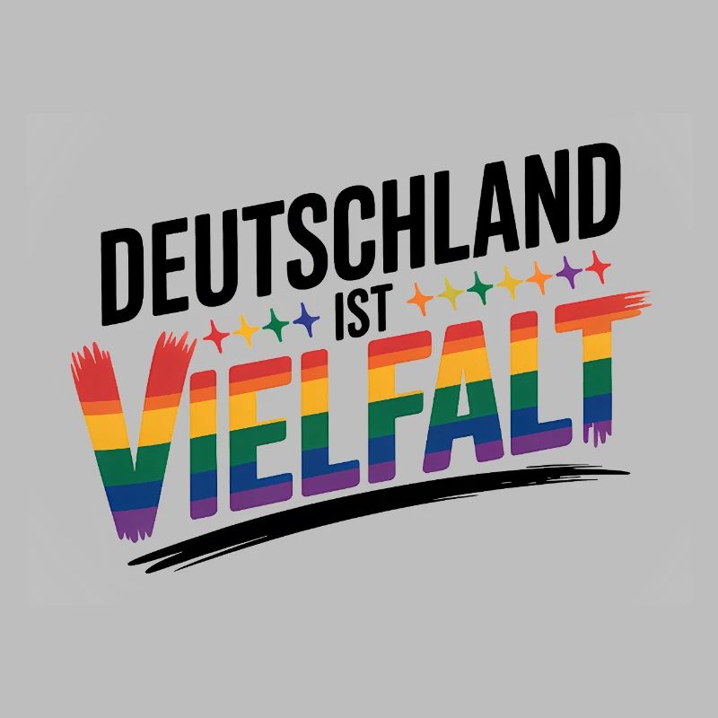 Germany is Diversity - Cool Pride Logo
