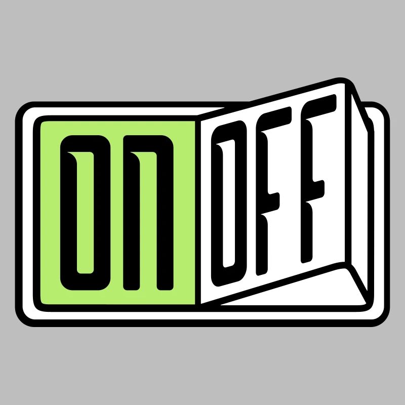 on off switch button button turn off