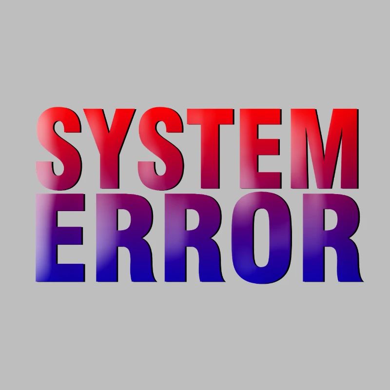 Erreur système Gradient Typo