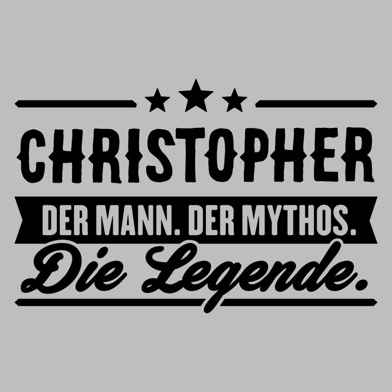 Mann Mythos Legende Christopher