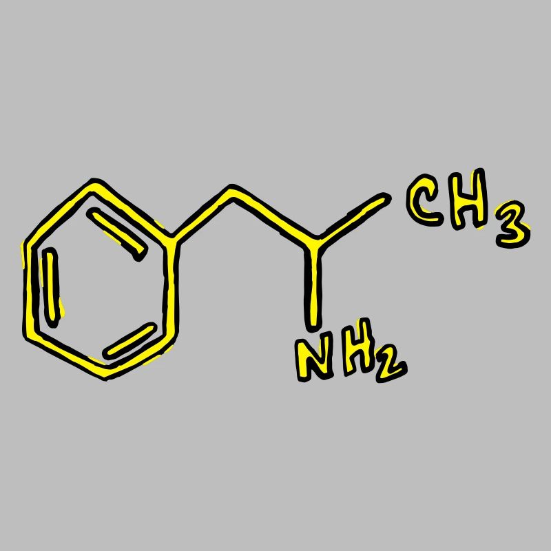 Chimie des formules structurales de l'amphétamine
