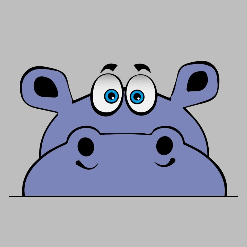 nilpferd hippo junge sohn geschenk tier