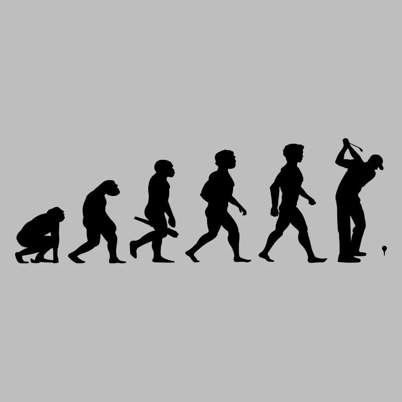 Evolution Golf Golfer Golfspieler Golfplatz