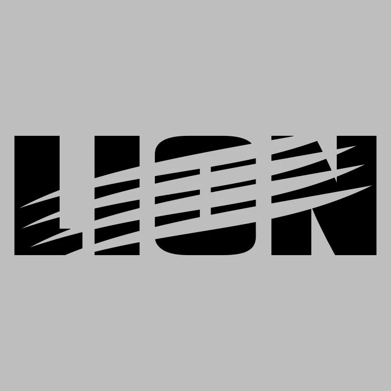 Cool lion design with scratch marks from claws