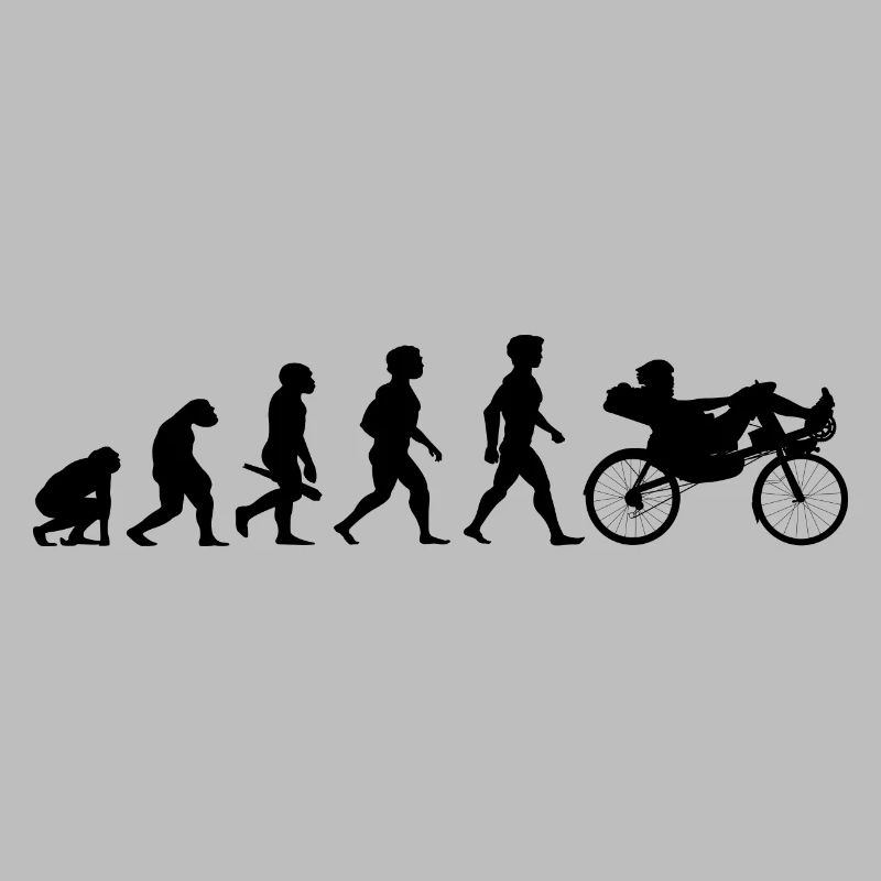Evolution couché vélo couché cyclisme vélo