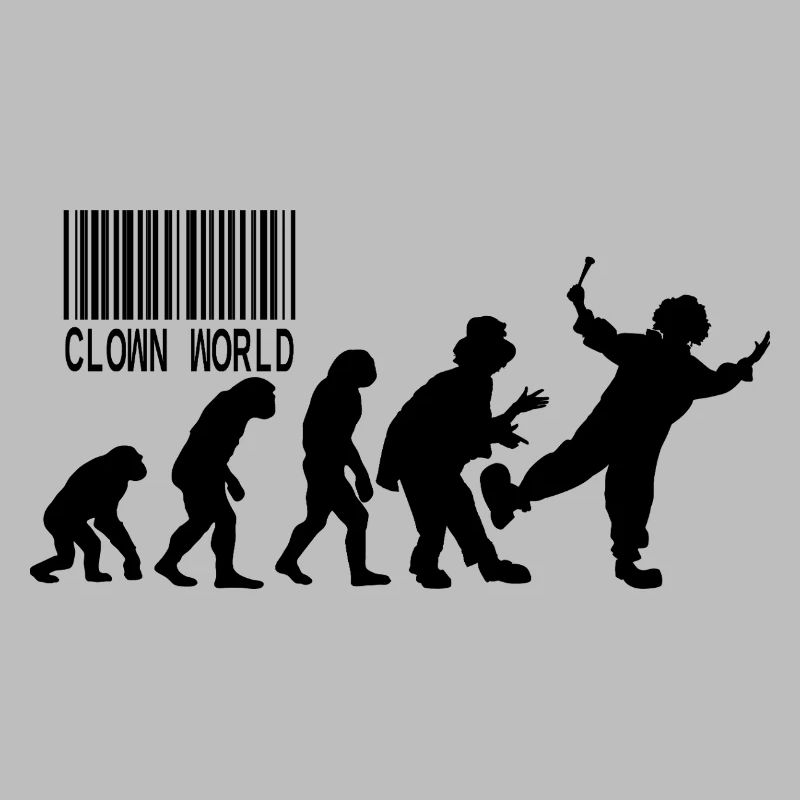 Clown World Evolution parody