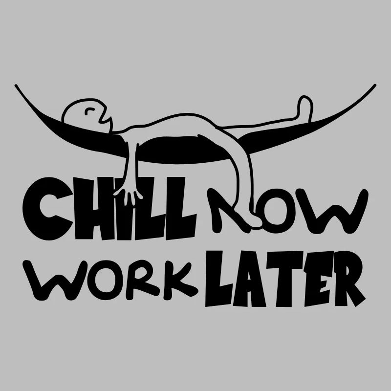Chill now work later hammock to sleep