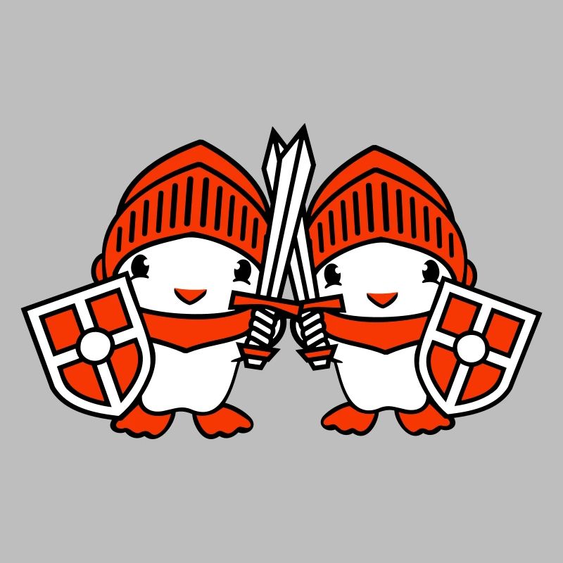 2 Ducks Knight Armor Épée Bouclier Casque Combattant
