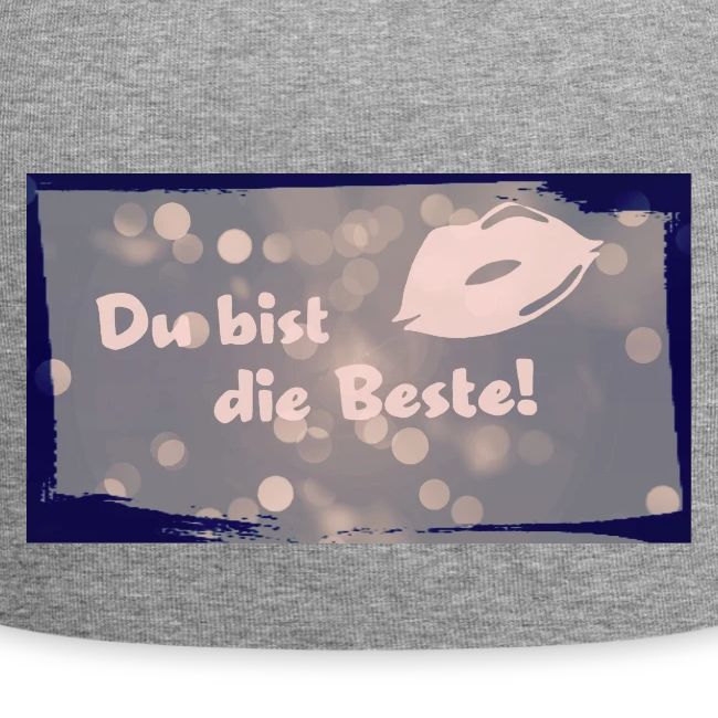 Du bist die Beste! Symbol und Muster