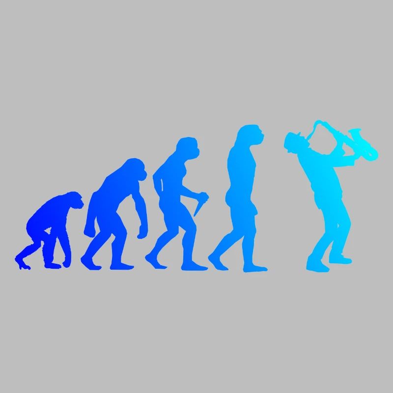 Saxophone Evolution Saxophonist Sax Men Boys