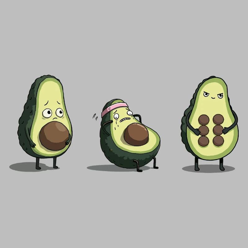 Evolution des Avocado-Körpers