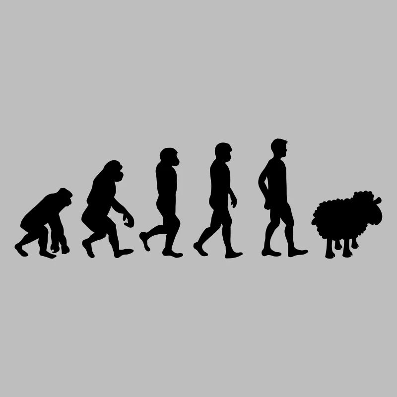 evolution mouton cadeau anti-système complotiste