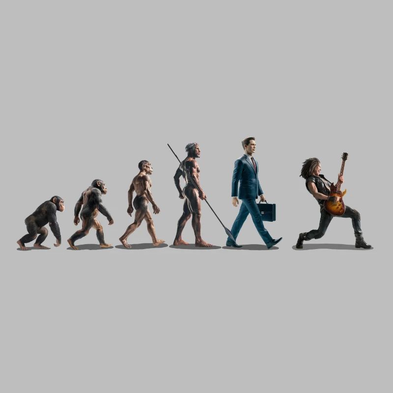 Evolution Guitar Player