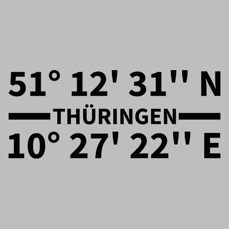 Thuringia coordinates