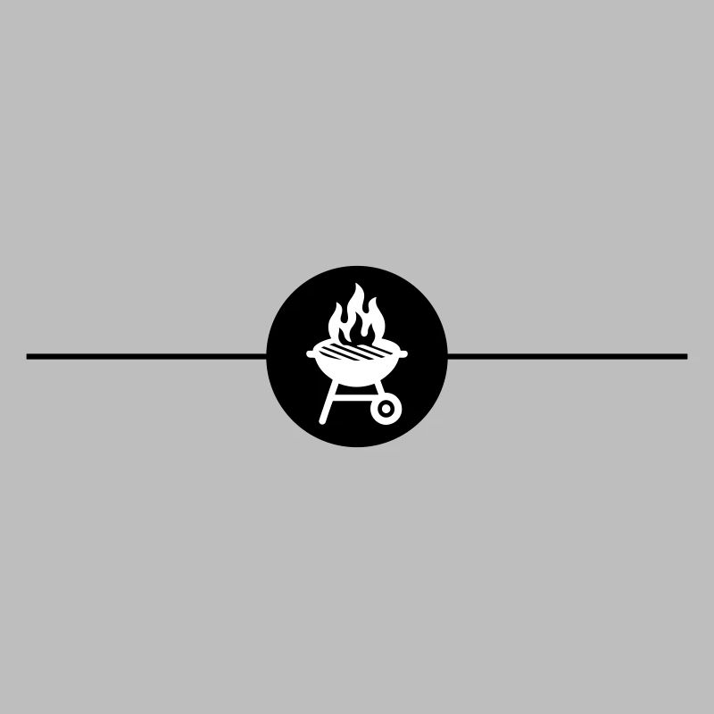 Grill Symbol Grilling Line