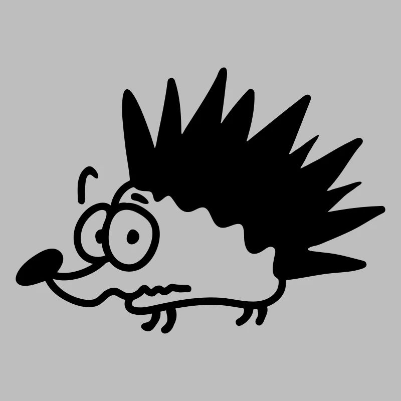 ängstlicher Igel - line