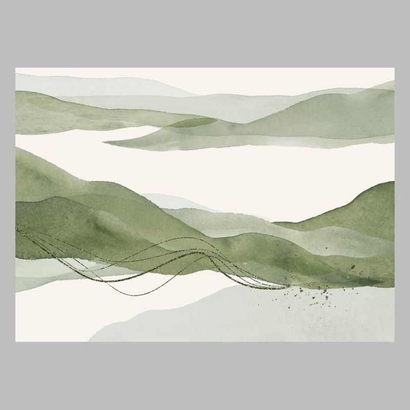 Sage Paysage abstrait