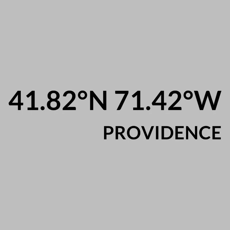 Providence, Rhode Island, USA Coordinates