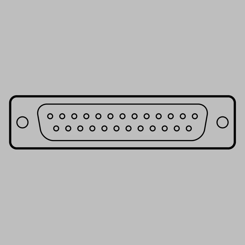 DB 25 Connector Parallel, Printer