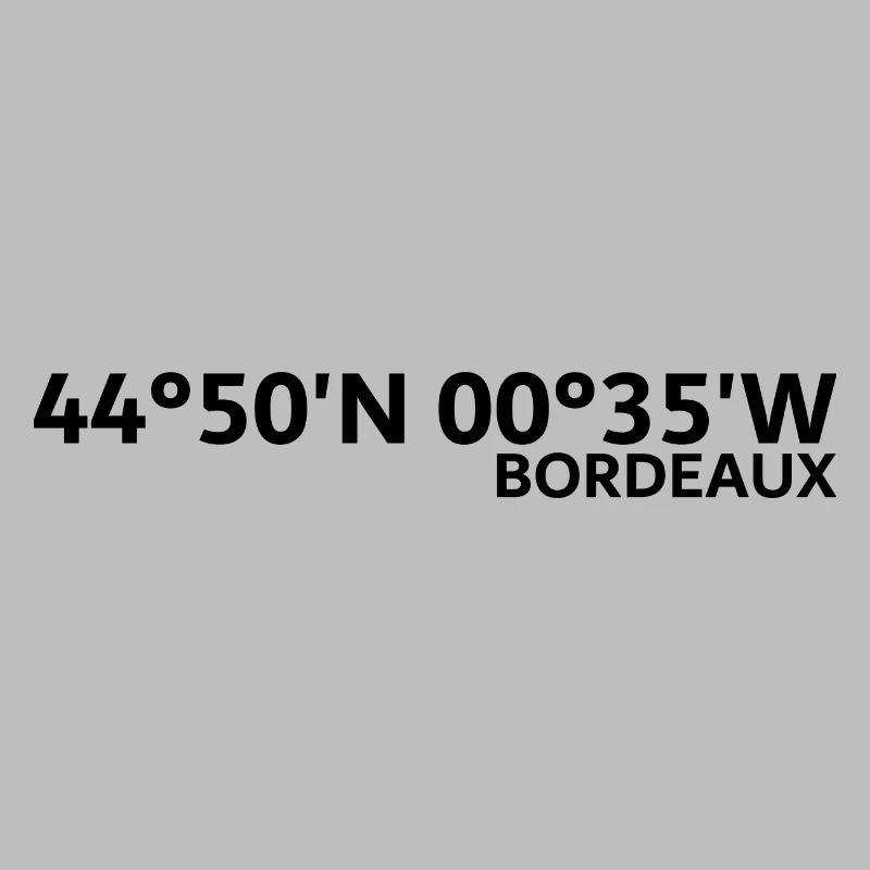 Bordeaux coordinates