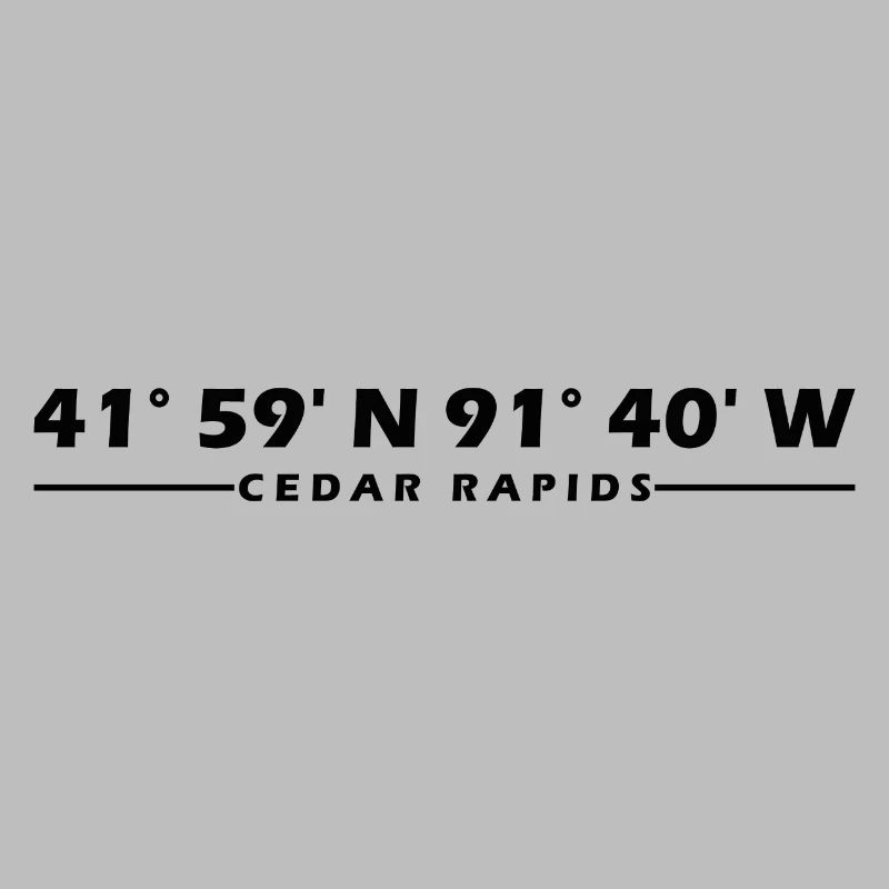 Coordonnées de Cedar Rapids