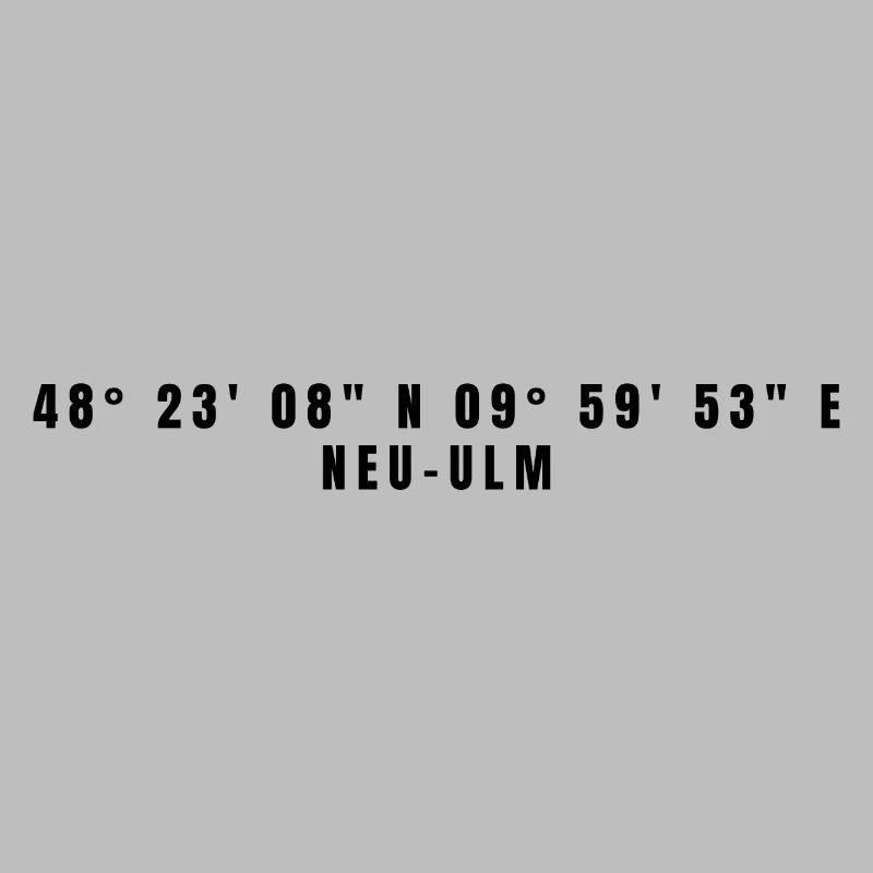 Neu-Ulm Bavaria Coordinates