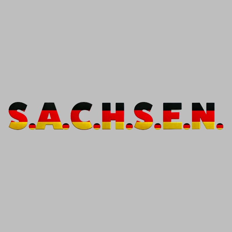 Saxony Germany Dresden Leipzig Flag German