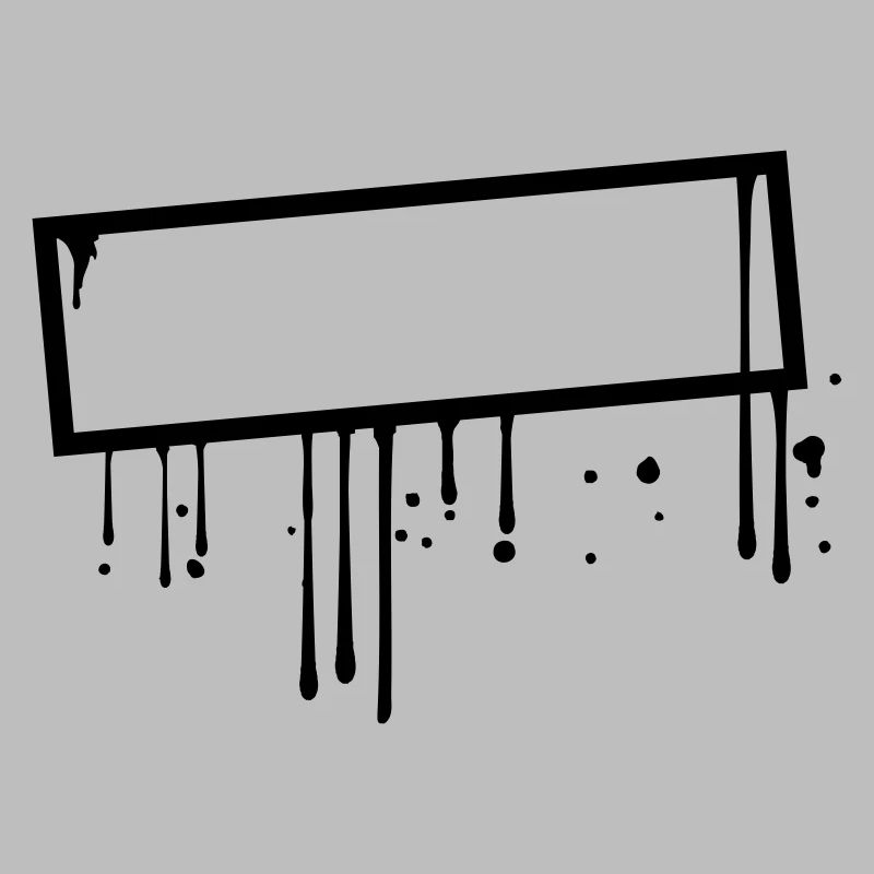 cool frame sign graffiti stamp drop border