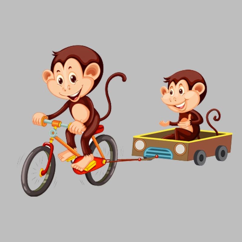 Funny cute monkey
