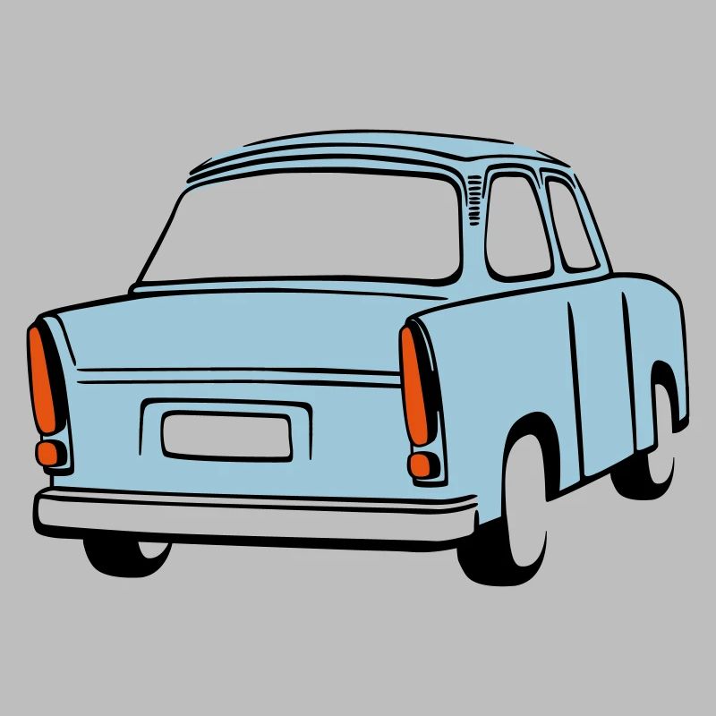 Himmelblauer Trabi 