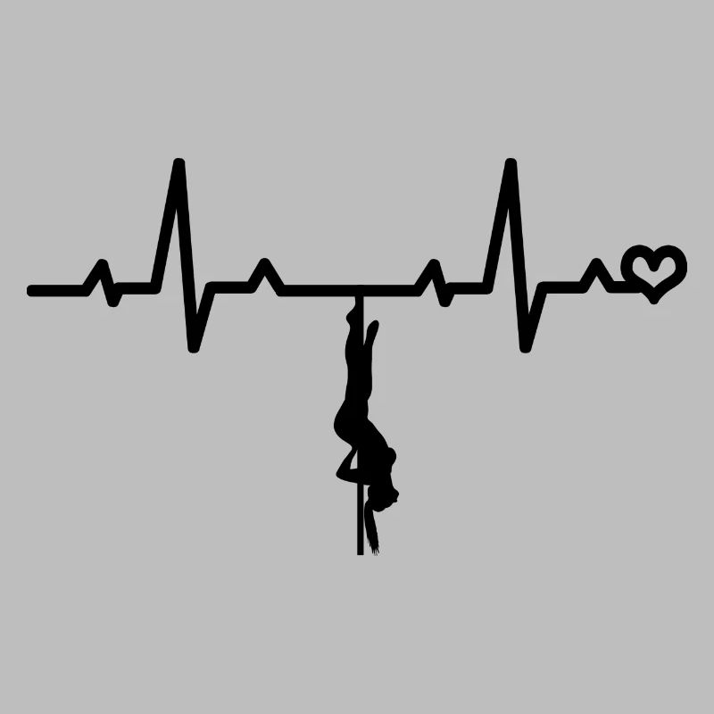 Pole dance Herzschlag Herzfrequenz EKG Puls Liebe