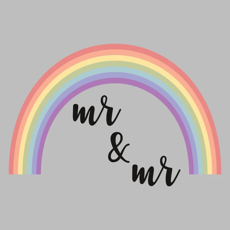 Mr and Mr Regenbogen Geschenk