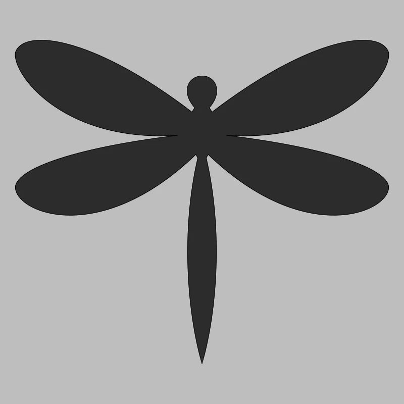 Silhouette de la Libellule